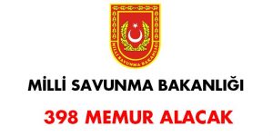 Milli Savunma Bakanlığı Memur Alımı  